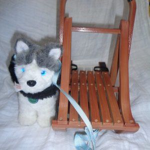 American Girl Doll Husky Dog Sled and Harness